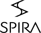 SPIRA　ロゴ　黒文字　透明